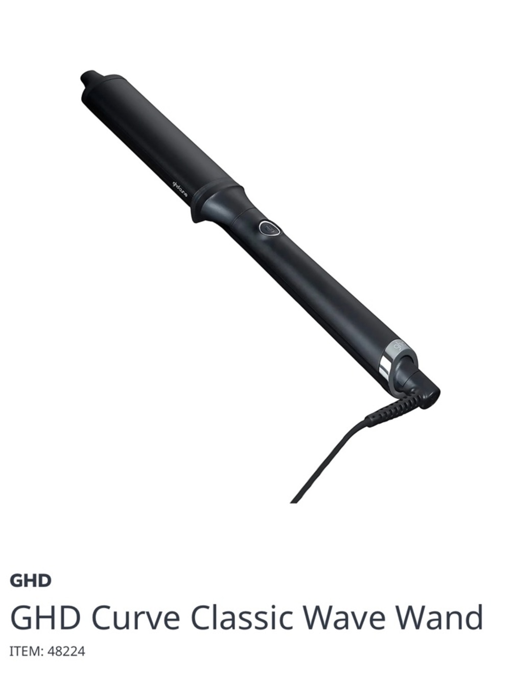 ghd Black Wave Styling Wand